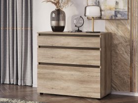 Комод КМ-01 Энигма (венге/дуб каньон) в Веселовском - veselovskoe.mebel-nsk.ru | фото