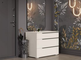 Комод с 3 ящиками Айри КМ-001 (кашемир) в Веселовском - veselovskoe.mebel-nsk.ru | фото